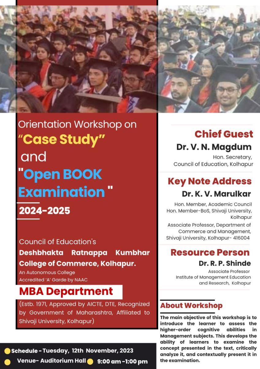 Orientation Workshop on “Case Study and Open 